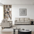 Living Room Sofa Set 2 3 With Storage Beige Corduroy Beige Foam Corduroy