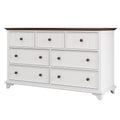 3 Pieces Wooden Captain Bedroom Set Twin Bed With Trundle, Nightstand And Dresser, White Walnut White Walnut Wood