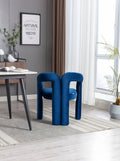 Coolmore Contemporary Designed Velvet Fabric Upholstered Accent Dining Chair Barrel Side Chairs Kitchen Armchair For Living Room Set Of 2 Navy Velvet Navy Foam Velvet