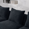 Left Chaise For Modluar Sofa Black Foam