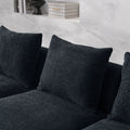 Single Chair For Modular Sofa Black Foam