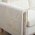 Comfortable Solid Wood Three Seater Sofa Soft Cushions, Durable And Long Lasting,79.5