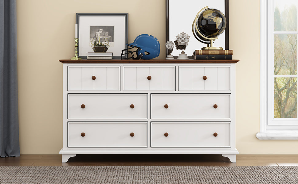 3 Pieces Wooden Captain Bedroom Set Twin Bed With Trundle, Nightstand And Dresser, White Walnut White Walnut Wood