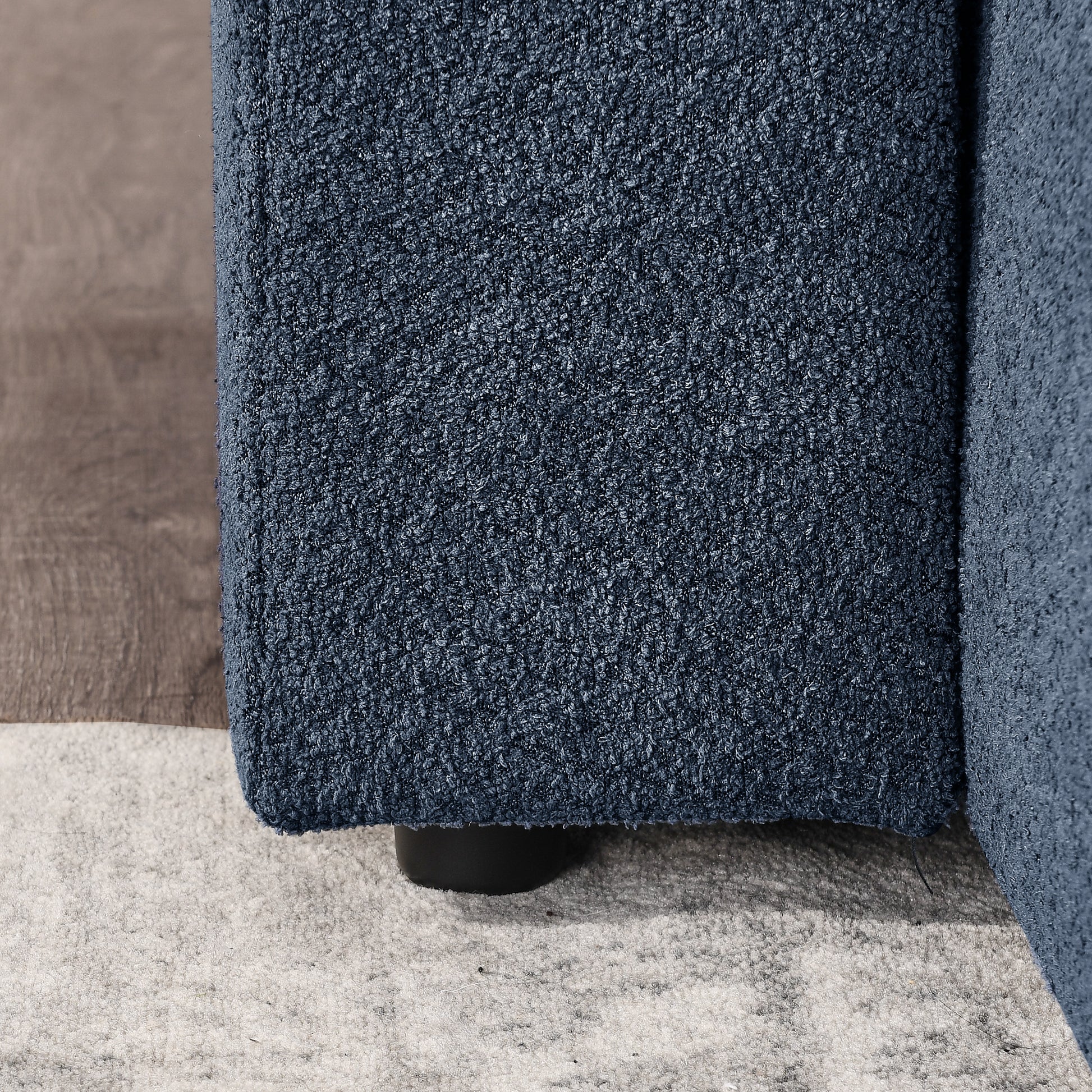 Ottoman For Modular Sofa Navy Foam
