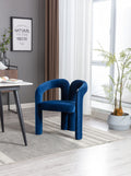 Coolmore Contemporary Designed Velvet Fabric Upholstered Accent Dining Chair Barrel Side Chairs Kitchen Armchair For Living Room Set Of 2 Navy Velvet Navy Foam Velvet