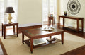 Davenport Slate End Table Brown Solid Wood Mdf