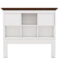 2 Pieces Wooden Captain Bedroom Set Full Bed With Trundle And Nightstand,White Walnut White Walnut Wood