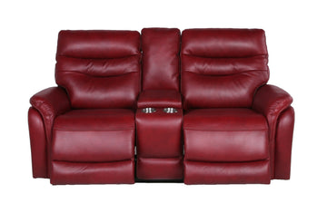 Contemporary Wine Top Grain Leather Motion Set Power Recline, Usb Charging Ultimate Comfort And Style Red Leather