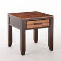 Abaco End Table Cherry Solid Wood Mdf