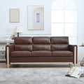 Comfortable Solid Wood Three Seater Sofa Soft Cushions, Durable And Long Lasting,79.5