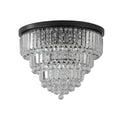 Black Luxury Modern Style Crystal Lights, Large Ceiling Chandeliers, Dining Room, Living Room,Bedroom Black Luxury Crystal