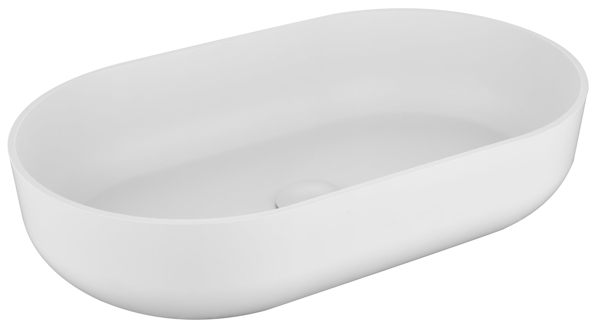 24*14*5.5 Modern Oval 24"X14" Whiteabove Bathroom Vessel Sink, Bathroom Sink For Lavatory Vanity Cabinet White Abs