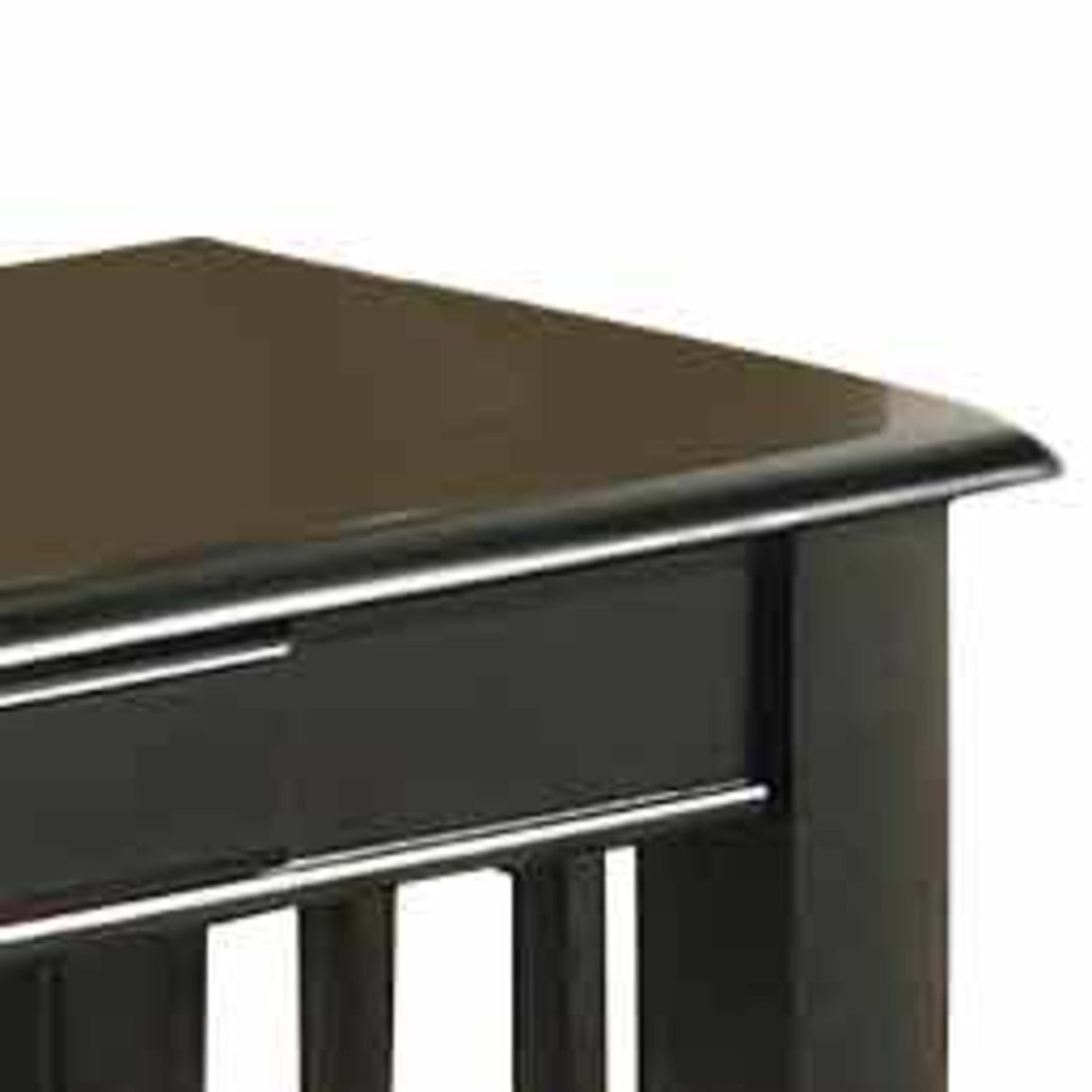 Cassidy Sofa Table Ebony Solid Wood Mdf