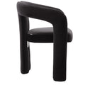 Coolmore Contemporary Designed Velvet Fabric Upholstered Accent Dining Chair Barrel Side Chairs Kitchen Armchair For Living Room Set Of 2 Black Velvet Black Foam Velvet