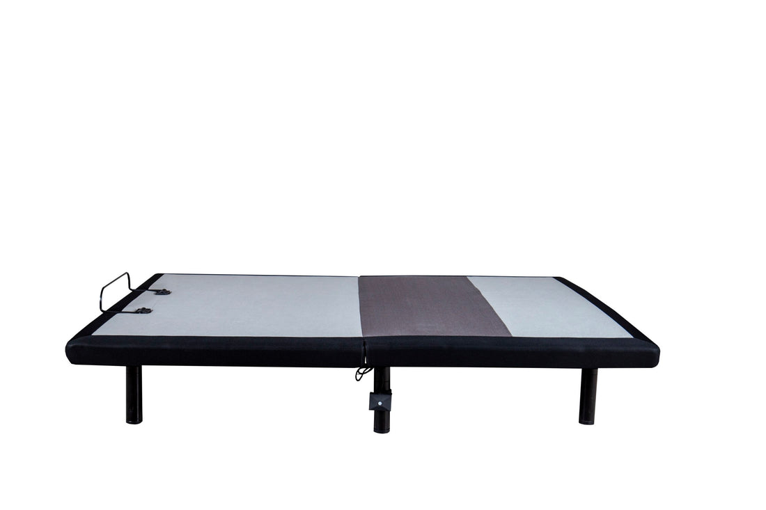 Queen Softform Adjustable Bed Base Customizable Comfort And Relaxation Independent Head And Foot Incline Wireless Remote Or App Control Queen White Metal & Wood