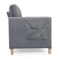 Comfortable Solid Wood Three Seater Sofa Soft Cushions, Durable And Long Lasting,79.5