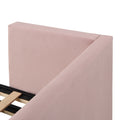 Twin Size Upholstered Daybed With Pop Up Trundle, Pink Twin Pink Upholstered