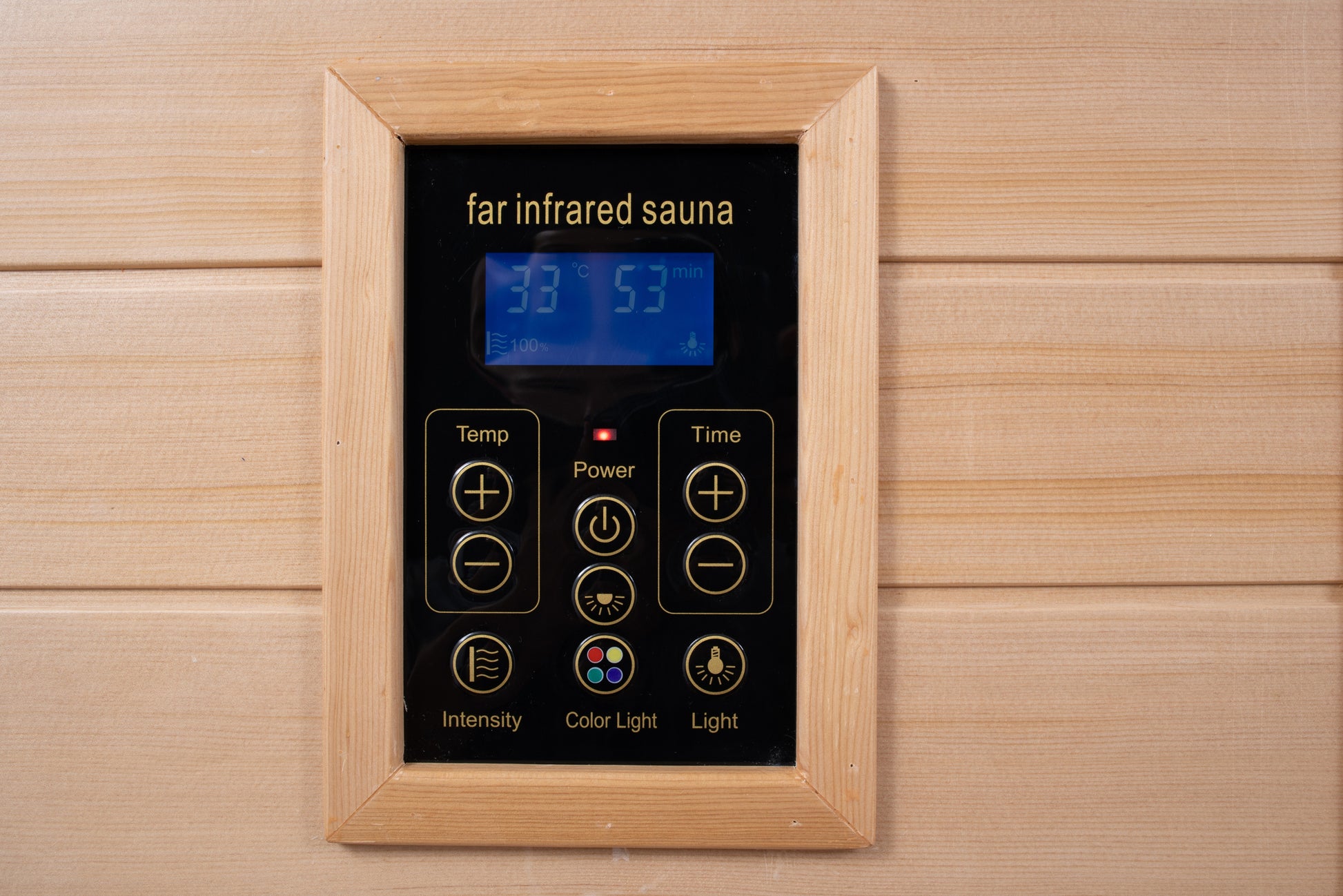 Low Emf Front Door With Heating Panel One People Hemlock Far Infrared Indoor Sauna Room Natural Wood Wood Stainless Steel Glass