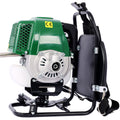 Backpack 4 In 1 Multi Functional Trimming Tool, 31Cc 4 Stroke Garden Tool System With Gas Pole Saw, Hedge Trimmer, Grass Trimmer, And Brush Cutter Epa Compliant Dark Green Plastic