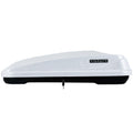 Hard Shell Roof Cargo Carrier With Security Keys, Roof Box, Cargo Box, 56 L X 30 W X 13.7 H Inches, 13 Cubic Feet Tool Free Install , White White Abs Pc