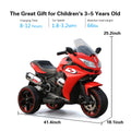 Tamco 12V Kids Electric Motorcycle ,Ride On Motorcycle,Three Lighting Wheels Kids Electric Toys Boysgirls Motorcycle, Children Battery Motor Bikes Rechargeable 3 Wheels Ride On Electric Motorcycle Red 50 99 Lbs Plastic Indoor & Outdoor Use