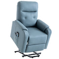 Massage Recliner Chair Electric Power Lift Chairs With Side Pocket, Adjustable Massage And Heating Function For Adults And Seniors, Squirrel Grey Grey Pu