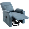 Massage Recliner Chair Electric Power Lift Chairs With Side Pocket, Adjustable Massage And Heating Function For Adults And Seniors, Squirrel Grey Grey Pu