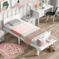 Twin Bed With Footboard Bench ,White Twin White Wood Bedroom American Design Pine Pine