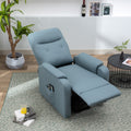 Massage Recliner Chair Electric Power Lift Chairs With Side Pocket, Adjustable Massage And Heating Function For Adults And Seniors, Squirrel Grey Grey Pu