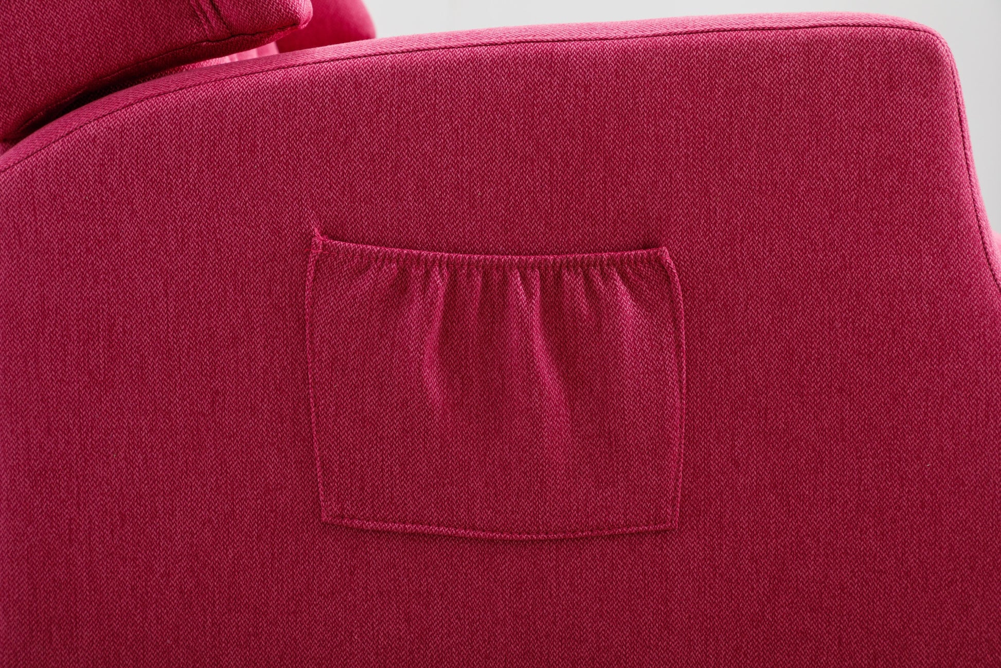 Coolmore Modern Comfortable Upholstered Leisurechair Recliner Chair For Living Room Rose Red Primary Living Space Rubberwood Foam Linen