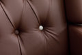 Coolmore Modern Comfortable Upholstered Leisurechair Recliner Chair For Living Room Brown Primary Living Space Rubberwood Foam Pu Leather