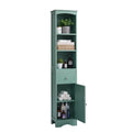 Tall Bathroom Cabinet, Freestanding Storage Cabinet With Drawer, Mdf Board, Adjustable Shelf, Green Green Mdf