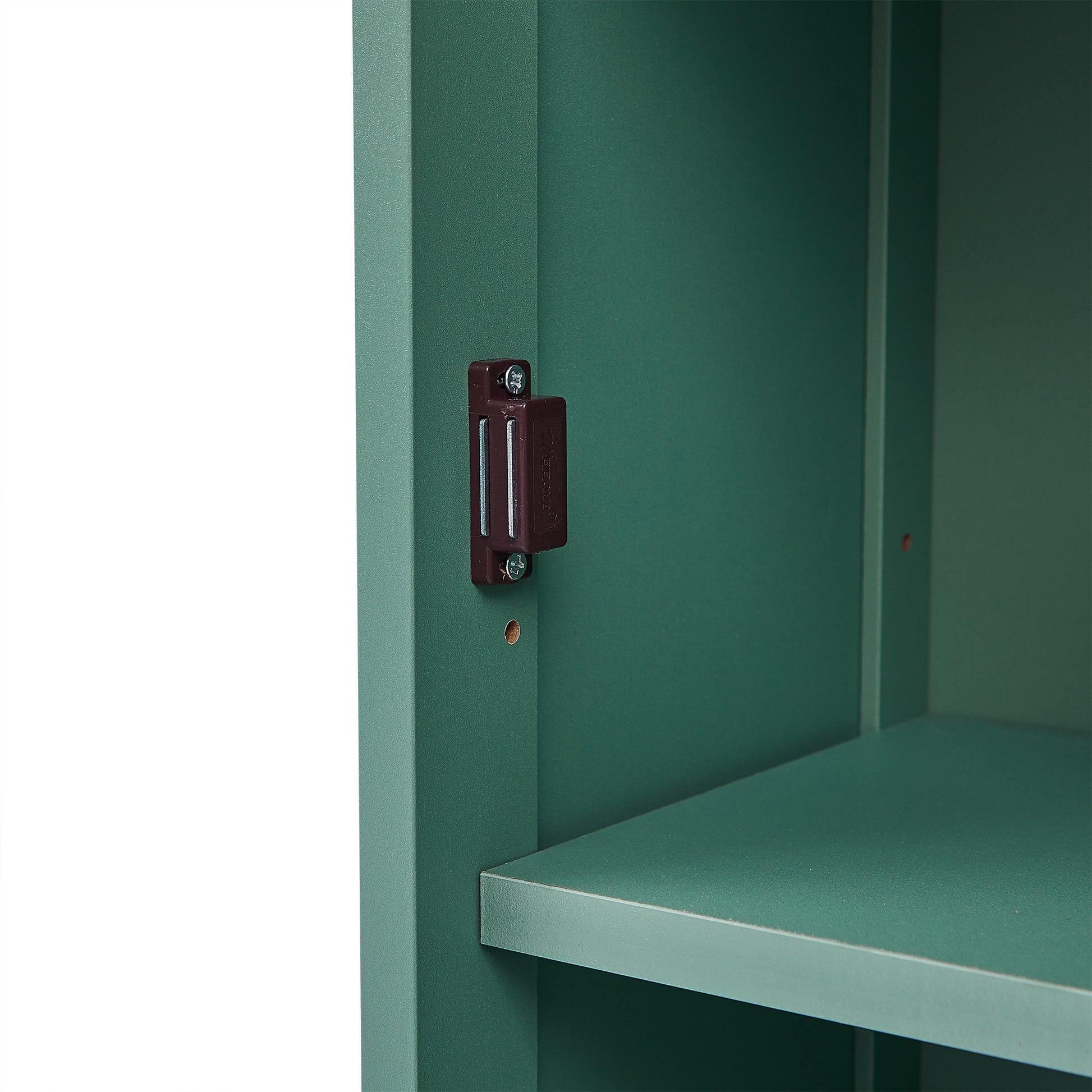 Tall Bathroom Cabinet, Freestanding Storage Cabinet With Drawer, Mdf Board, Adjustable Shelf, Green Green Mdf