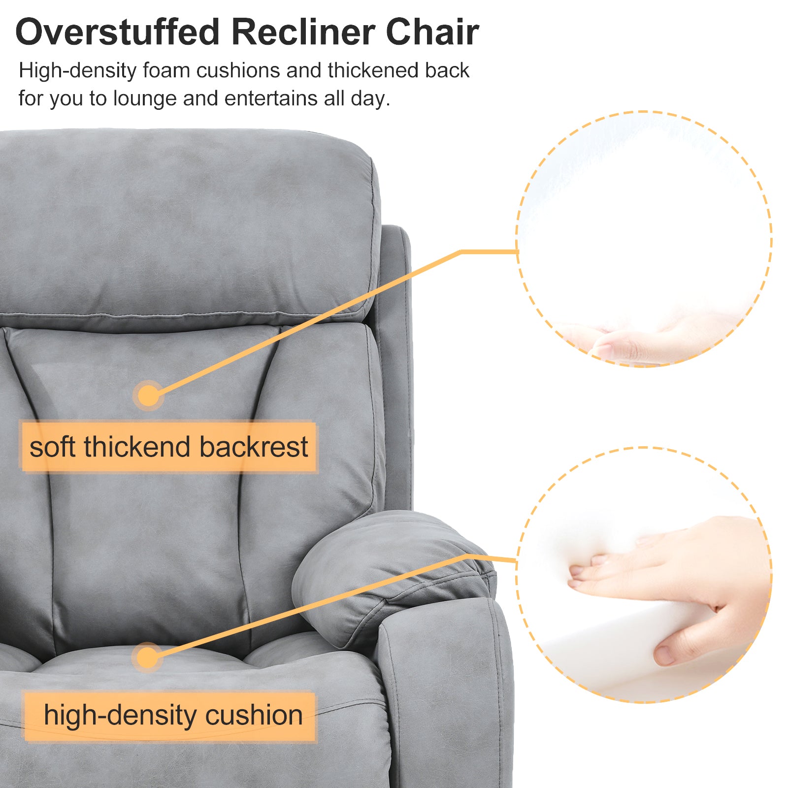 Electric Power Lift Recliner Chair For Elderly, Fabric Recliner Chair For Seniors, Home Theater Seating,Living Room Chair,Side Pocket, Remote Control Light Gray Light Brown Wood Primary Living Space Heavy Duty Rubberwood Light Gray Polyester Power Remote