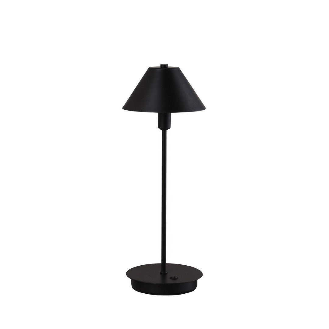 17.5" In Rowan Matte Powder Black G 9 Table Lamp Multicolor Metal