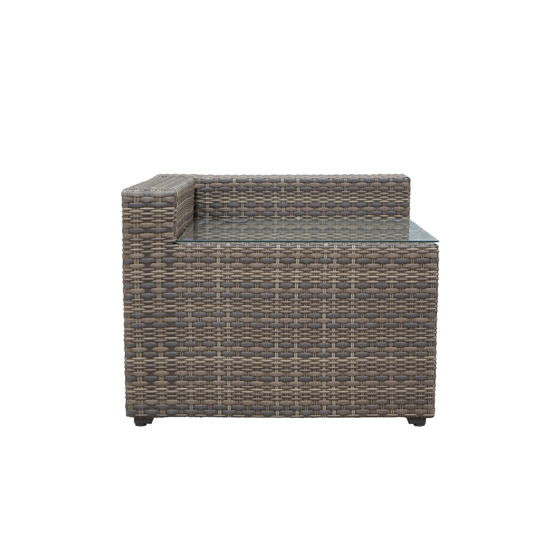 Weather Resistant Sectional Stain And Fade Resistant, Removable Cushions Outdoor Comfort, Indoor Looks Gray Foam Polyester