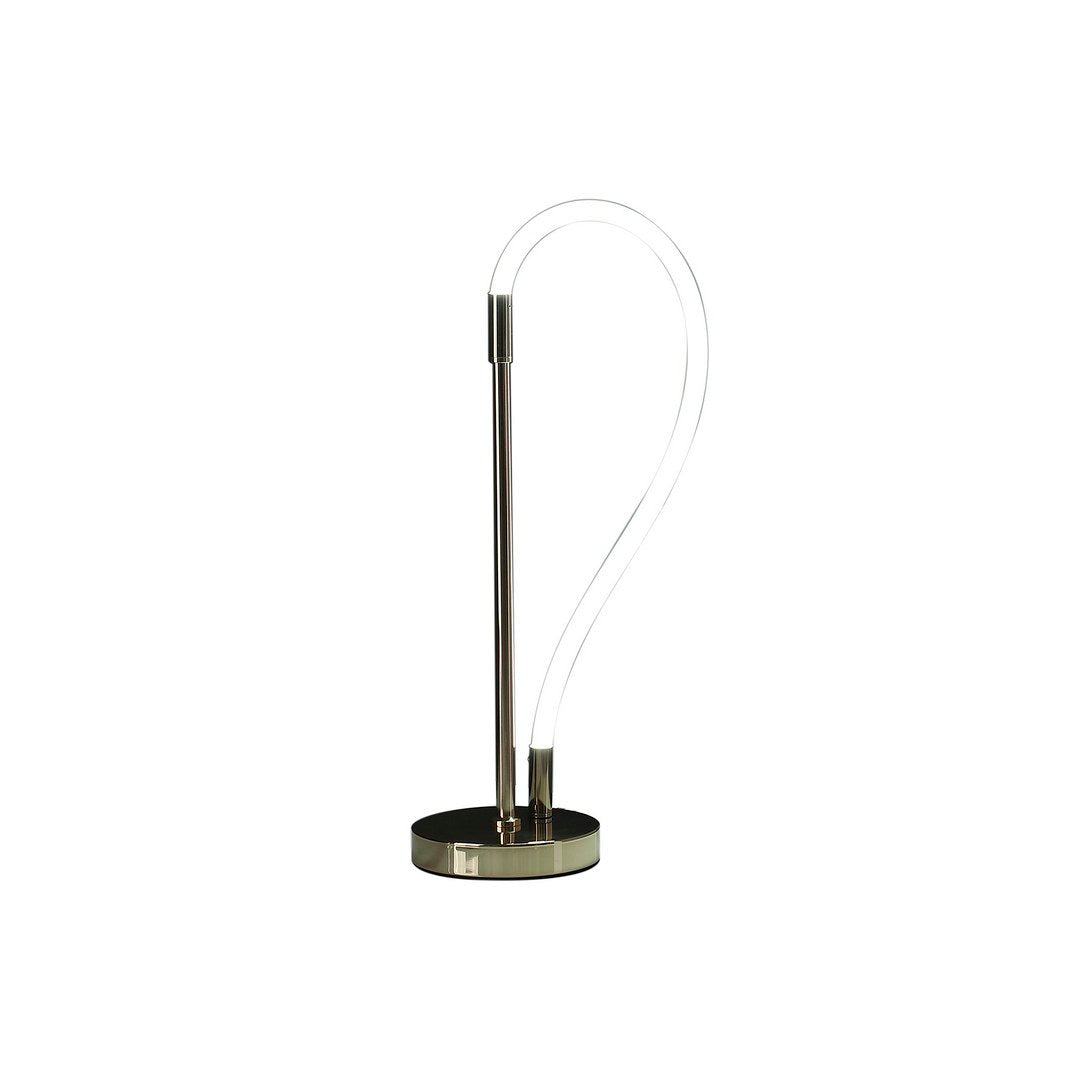 20.5" In Elastilight Led Tube W Magnetic End Contemporary Rose Gold Table Lamp Rose Gold Metal