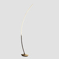 62.25 Inch Bradie Brushed Nickel Led Arc Tube Floor Lamp Silver Metal