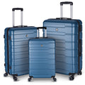 Luggage Suitcase 3 Piece Sets Hardside Carry On Luggage With Spinner Wheels 20