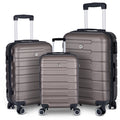 Luggage Suitcase 3 Piece Sets Hardside Carry On Luggage With Spinner Wheels 20