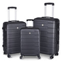 Luggage Suitcase 3 Piece Sets Hardside Carry On Luggage With Spinner Wheels 20