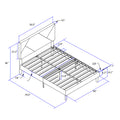 Full Size Upholstered Platform Bed Frame With Headboard, Strong Wood Slat Support, Mattress Foundation, No Box Spring Needed, Easy Assembly, Gray Gray Fabric