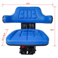 Tractor Seat Blue Steel