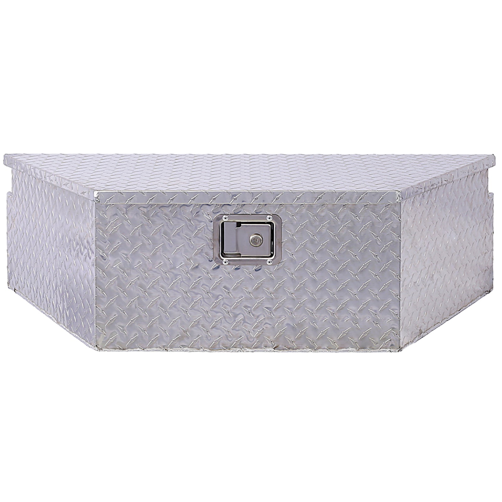 39Inch Aluminum Tool Box,Heavy Duty Truck Bed Tool Box,Outdoor Trailer Pickup Storage Tool Box,Rv Storage Organizer,Underbody Box W Lock Keys,Silver 39X16.5X11.8Inch Silver Aluminum