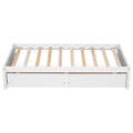 Twin Bed With 2 Drawers, Solid Wood, No Box Spring Needed , Old Sku:W50422209 Twin White Pine