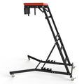 Foldable Rolling Topside Creeper For Automotive Engine Top For Home, Garage, Workshop Repair Maintenance Mechanic Red Red Iron Plastic