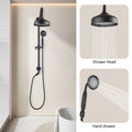 Shower Head With Handheld Shower System With 8