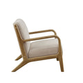 Lounge Chair Cream Polyester