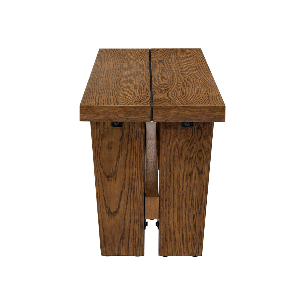 Dining Bench Brown Wood