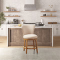 Upholstered 360 Degree Swivel Counter Stool 25